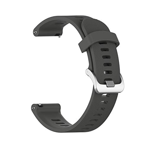 ガーミン用 Approach S42 / ForeAthlete 245 / 245 Music / Venu 2 plus / vivomove Sport / ForeAthlete 55 / Vivomove 3 / Vivomove Style / Vivomove Luxe用 交換バンド Quick Release バンド 20mm 腕時計バンド シリコン製 10色可選 Sooyeeh ストラップ 交換バンド 柔らかい スポーツ 耐衝撃 防汗 装着簡単