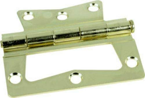 Mobile Home Parts 2 New Butterfly Hinges Polished Brass #TOP1