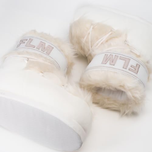 Flamingueo Sneaker Hausschuhe - Lustige Plüsch Pantoffeln für Damen und Herren, Eine Größe