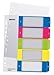 Produktbild Leitz A4 Register, Trennblätter, Beschriftbares Deckblatt,WOW, Mehrfarbig (Zahlen 1-5 / 10er Pack)