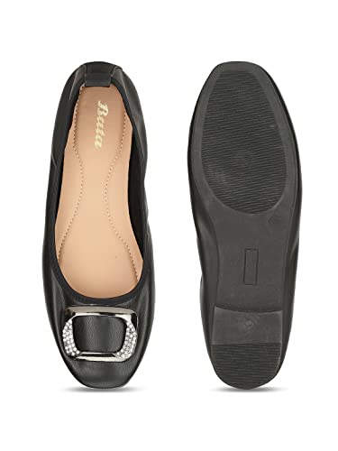Image of Bata Women Yemaria Ballet Flat Ballerina, Grey, (5502044)