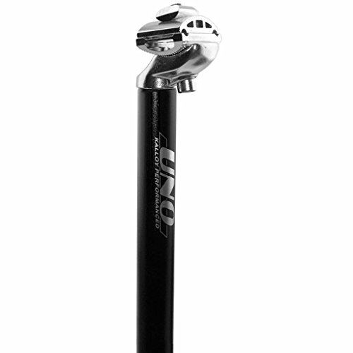 KALLOY UNO - Tija sillin BTT largo 400 mm - TS103-25,4 - 25mm, NEGRO