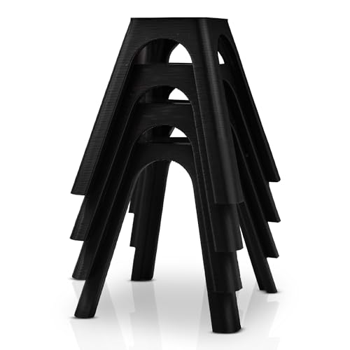 SplashNColor 4 Pack Canvas Stand - For Acrylic Pouring Masters Ready To Pour Acrylic Paint Riser Up To Medium Canvas For Painting Pour Painting Stand For Cups And Painting supplies (Black 3 inches)