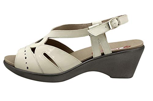 Sandale PieSanto 190852 finis les pieds douloureux en cuir verni amovible