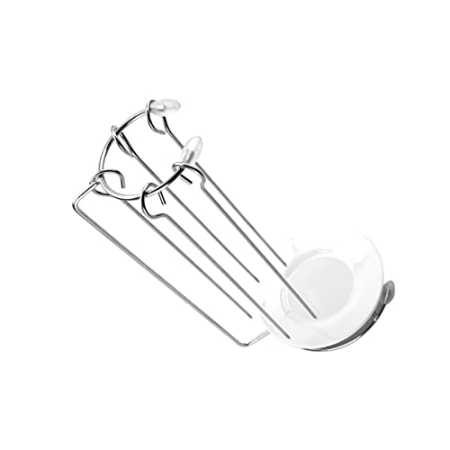 Yardwe 1Set Stainless Steel Kebab Hanger Rack of Bbq Skewers Holder Stand for Grill Durable Food Rack for Bbq Presentations Easy to Assemble and Store for Outdoor