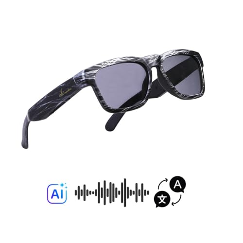 Image of OhO sunshine AI Smart Glasses for Men & Women, Bluetooth Smart Sunglasses with Open Ear Audio & ChatGPT Real-Time Translation (165 Languages), Smart AI Glasses with 10H for Meeting Travel Daily Wear