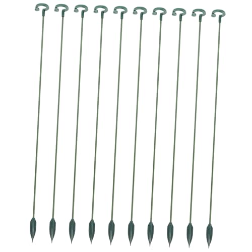 Hemobllo 10piezas Apoyo Al Crecimiento Plantas Soportes para Plantas Maceta Estacas De Soporte para Flores para Jardín Interior y Exterior