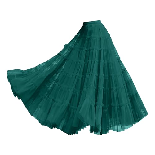 Jupe en tulle pour mariage et bal de promo style tutu plissé à volants AD-GN1