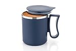 ADD2CART 180 ML Coffee Mug with lid, Insulated Stainless Steel, Tea Milk Mug, Inner Stylist Double wall Cup, Cylindrical Shape, Multicolored, Perfect as a Gift for Home, Office, or Restaurant use