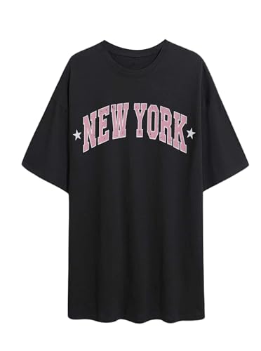 Image of Remidoo Oversized Graphic Tshirts for Women Casual Loose Fit Short Sleeve Tee