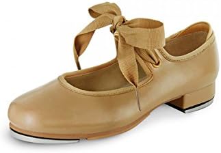 Bloch Dance Girls' Annie Tyette Dance Shoe, BrownTan, 10 Medium US