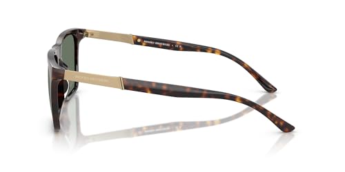 Image of Brooks Brothers mens Bb5055u Universal Fit Square Sunglasses