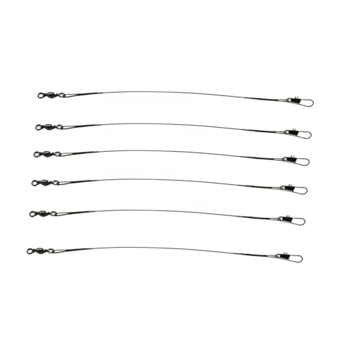 Toyvian Líder de Pesca Acero Inoxidable 20 cm miniatura 5