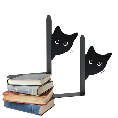 Separador De Libros | Bonito Sujeta Libros Escritorio Oficina,Sujetalibros Metálico para Biblioteca | para Escritorio Infantil Sala Dormitorio Biblioteca Escuela Hogar