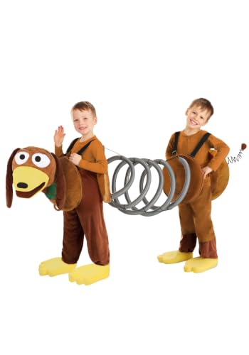 Fun Costumes Pixar Toddler Toy Story Slinky Dog Costume Disney Movie Halloween Costume for Boys and Girls 4T Multi-colored