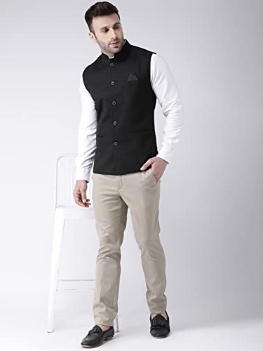 Image of hangup Nehru Jacket Black Nehru 44