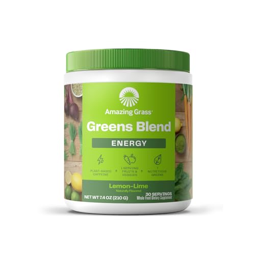 Amazing Grass Greens Blend Energy: Smoothie Mix, Super Greens Pow...