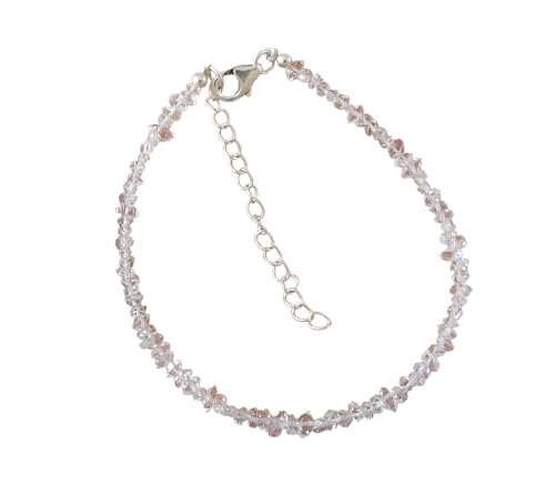 Image of Natural Gemstone Bead Bracelet for Women - Healing Crystal Reiki Bracelet, Handmade Spiritual Protection Jewelry, Energy Stone Stretch Bracelet Gift for Women & Girls