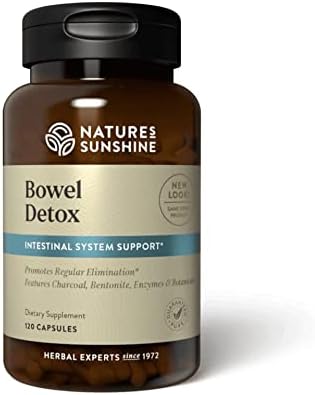 Nature’s Sunshine Bowel Detox, 120 Capsules | Colon Cleanse Detox Supplement to Promote Regular Elimination and Cleansing of the Digestive System Nature’s Sunshine Bowel Detox, 120 Capsules | Colon Cleanse Detox Supplement to Promote Regular Elimination and Cleansing of the Digestive System