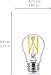 PHILIPS LED 40W A15 2-Pack Ultra Definition Soft White (2700K) 450 Lumen (5W = 40W) Dimmable Clear Flicker-Free Light Bulbs