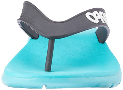 Chinelo Rest Mark II Oakley Masculino, Azul Turquesa, 39