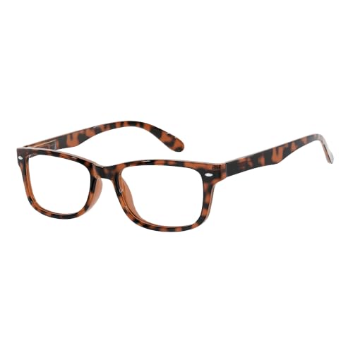 Image of Eyekepper Reading Glasses Men, Readers for Women, 2.75 Stylish Tortoise