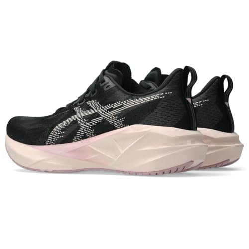 ASICS ASICS Women's NOVABLAST 5 Running Shoes, 5, Black/Pearl Pink