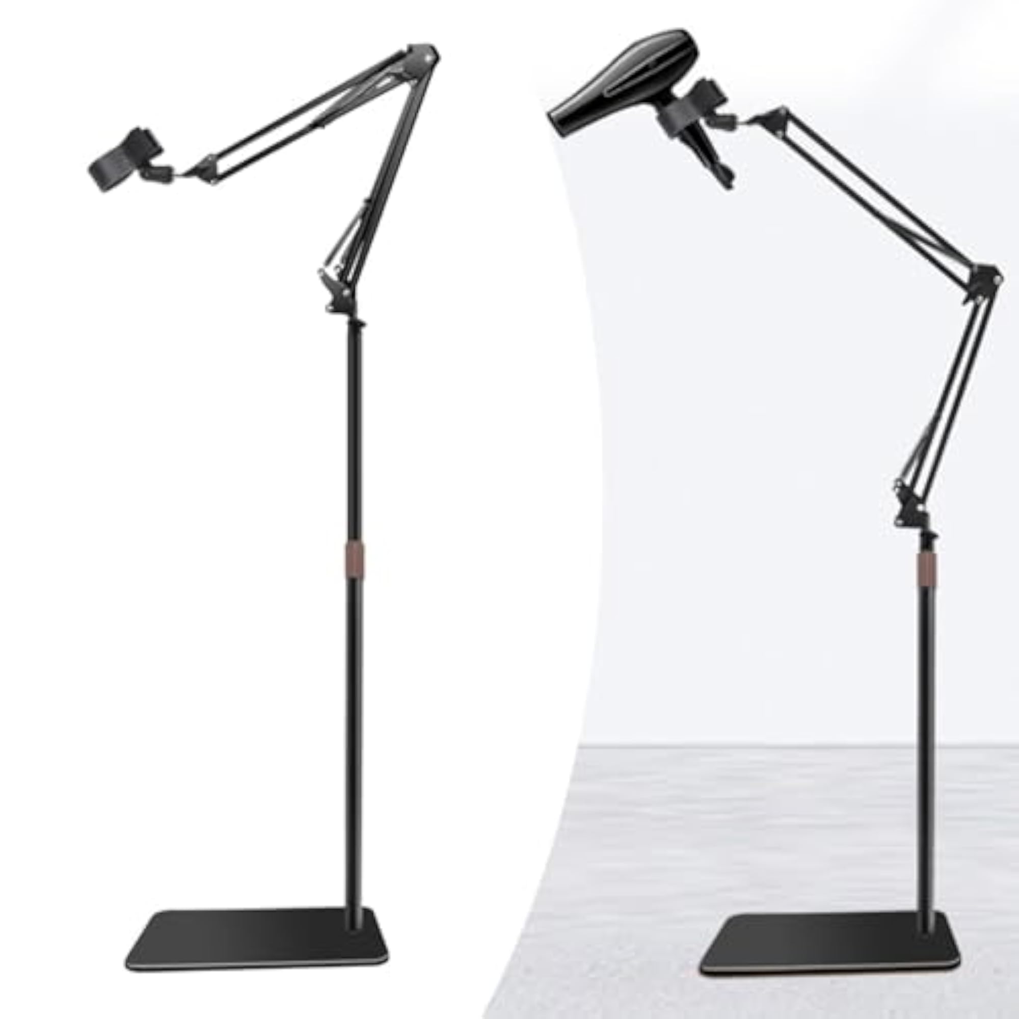 Lazy Hair Dryer Stand for Pet Grooming, Adjustable Height