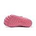 KUBUA Barefoot Shoes for Kids Boys Girls Sneakers Toddler Naturally Minimalist Zero Drop Lightweight Shoes for Outdoor Sports Walking Tennis Running Gym Athletic Training A Pink 12 Little Kid