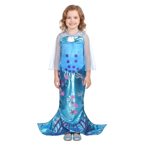 Disfraz de Sirena Princesa para Niñas Talla 6 miniatura 6