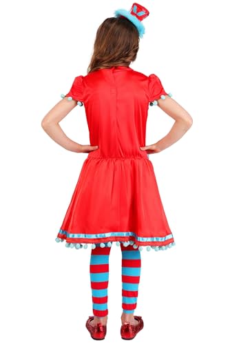 Disfraz Dr Seuss Thing 1 y 2 para niña con gorro y medias miniatura 4