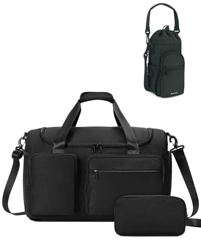 Travel Duffle with Water Bottle Bag