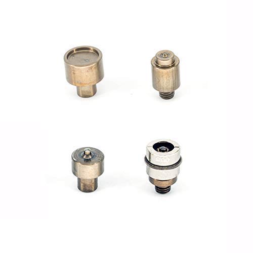 Trimming Shop 12.5mm Press Studs Fixing Dies Set with ZYT Plier, Tools for Snap Fasteners, Clothing Repair, Leather Craft, Replacement