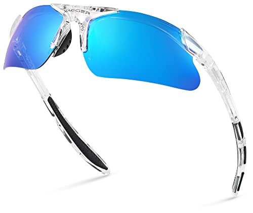 Image of Kids Youth Polarized Sports Sunglasses for Boys Girls Baseball Softball Glasses TR90 Frame