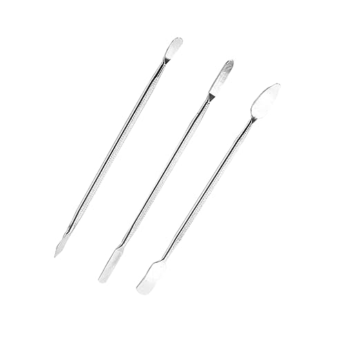 Gadpiparty 3Pcs Metal Opening Pry Tool Set Durable Laptop Spudger for Phone Tablet Electronics Repair Design for Comfortable Use Professional Reusable Disassembly Tools