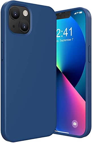 Image of MIDOS Back Cover Compatible with iPhone 14 Plus Case Liquid Silicone Full Protection Shock Proof Back Cover for iPhone 14 Plus (2022) 6.7 inch (Blue)