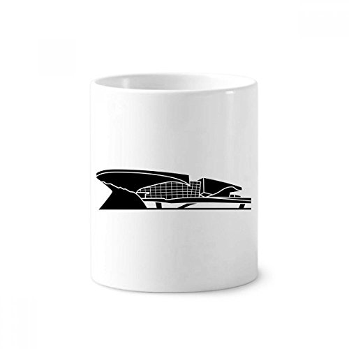 Céramique porte-brosse à dents Allemagne architecture blanche 350ml cup