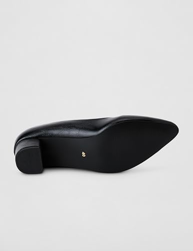 Image of ELLE Women's Textured Block Heel Slip-On Pumps