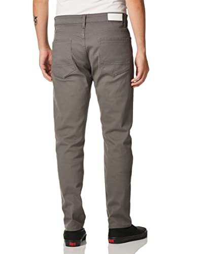 WT02 Men's Basic Color Twill Stretchable Skinny Pants2