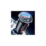 LISEN Cargador Coche Mechero Carga Rapida USB C 69W, Flash del Dia Accesorios Electrónicos Coche Camper para iPhone 17 16 Xiaomi Samsung S26 BMW, Metal Mechero Móvil Coche 12/24V Gadgets Tecnologicos
