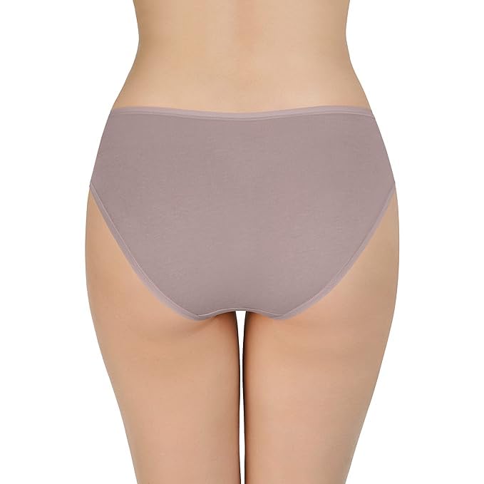 Image of LOURYN KOULYN Solid Low Rise Cotton Bikini Panty Pack(Pack of 3)