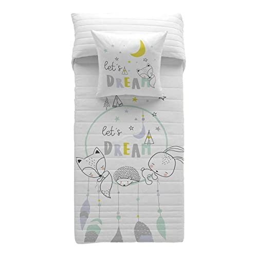 COOL KIDS Colcha bouti Reversible Lets Dream Cama 105