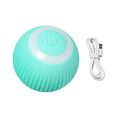 DONGKER Jouets de Balle de Chat Interactifs,Boule Interactive Intelligente de Chat,Rotation Automatique a 360 Degrés et Chargement USB pour l'exercice de Petit Chaton de Chats Cover