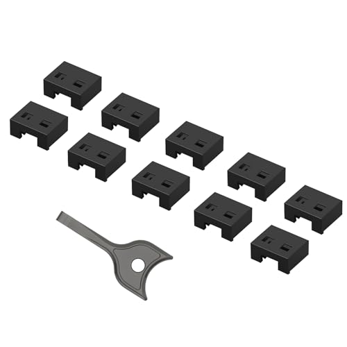 JTQYFI Bloqueador de puertos USB de 10 piezas con bloqueo de teclas para proteger los datos y proteger contra la humedad con cerradura extraíble para PC portátil
