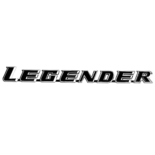 Image of KMH Logo Emblem Plate (LEGENDER) Rear Logo for Toyota FORTUNER 2020