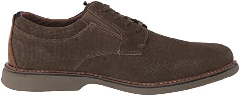 Nunn Bush Men's Otto Plain Toe Oxford Leather Lace Up with Lightweight Sole, Mocha, 8 Wide | Image 5