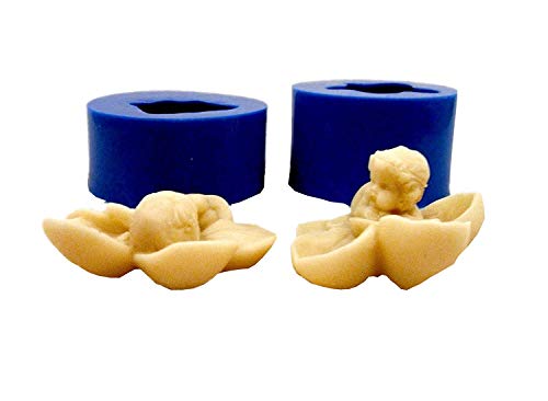 1 set di 2 stampi in silicone per uso artigianale