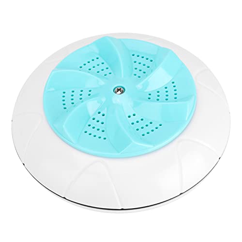 Ultrasonic Washing Machine, USB Powered Portable Turbine Washing Machine Ultrasound Turbo Washer for Traveling Camping Home College Dormitory (White)