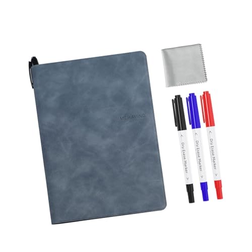 RGYBAO Double Sided Whiteboard Notebook with Erasable Marker Portable Writing Board for Office Meeting, Writing, Drawing