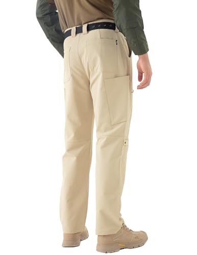 MagnaMan Men's Stretch Tactical Pants – Water Resistant Ripstop Cargo Pants for Men, Outdoor Hiking Work Utility EDC Use4